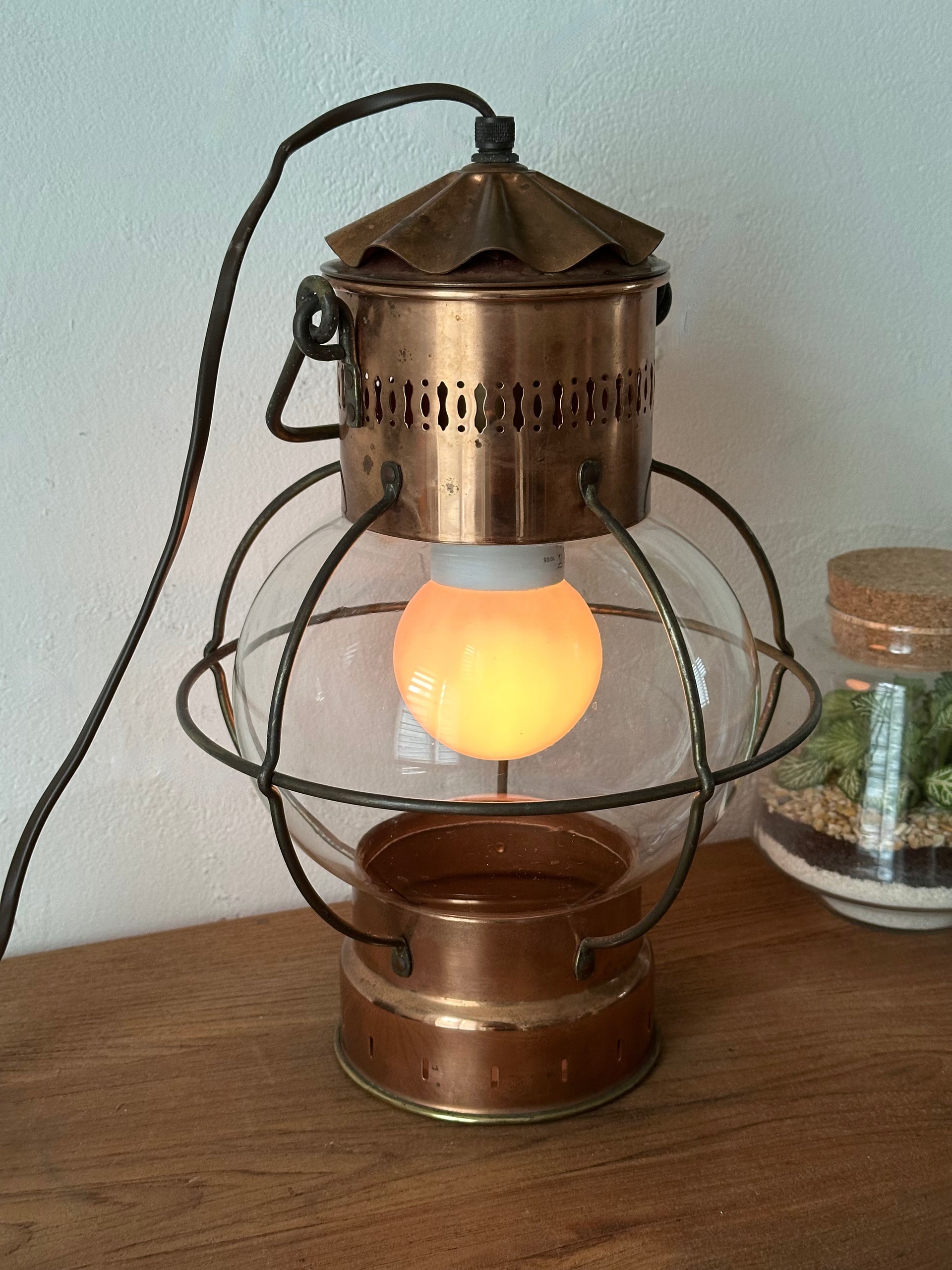 Lampe lanterne vintage