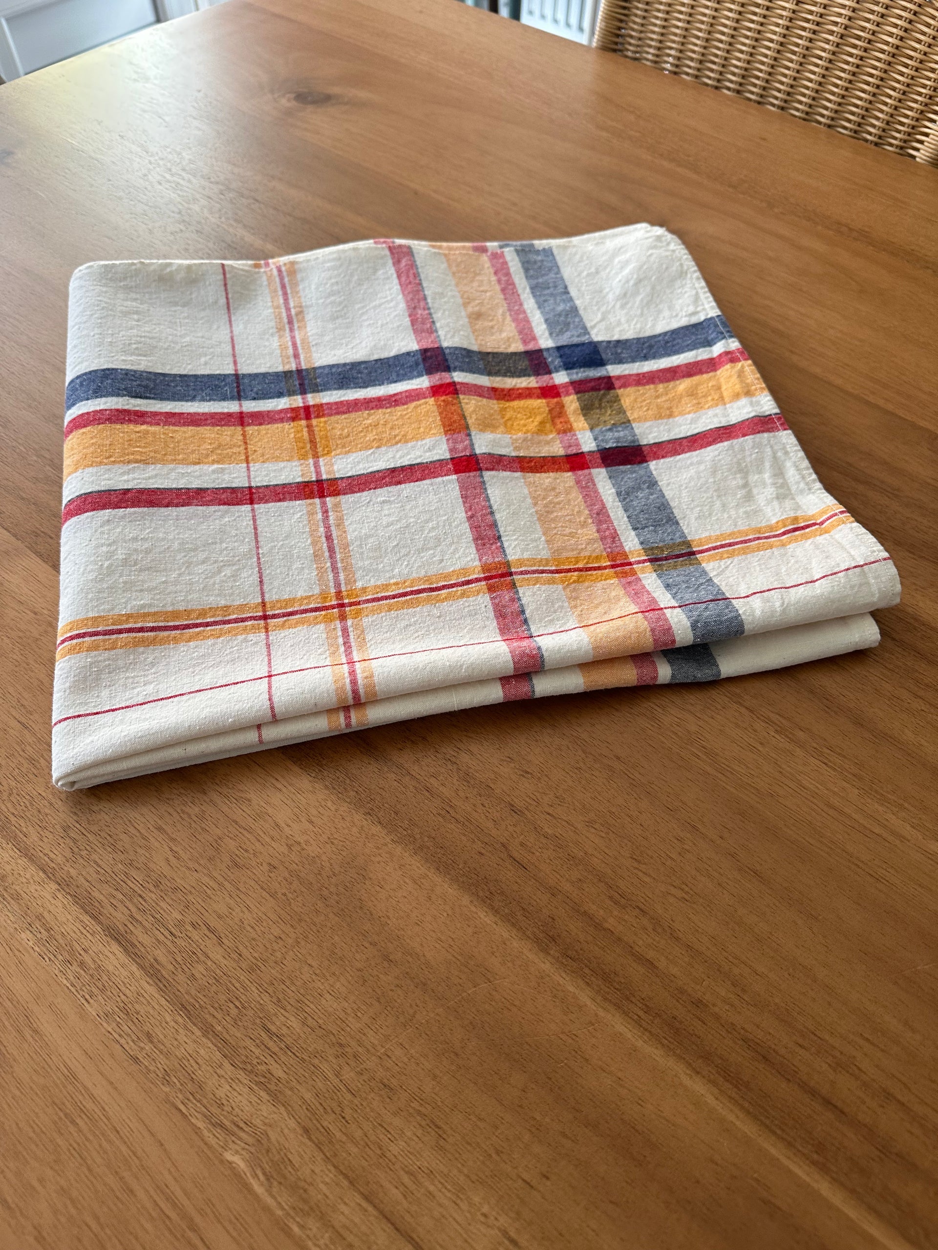 Nappe vintage à rayures