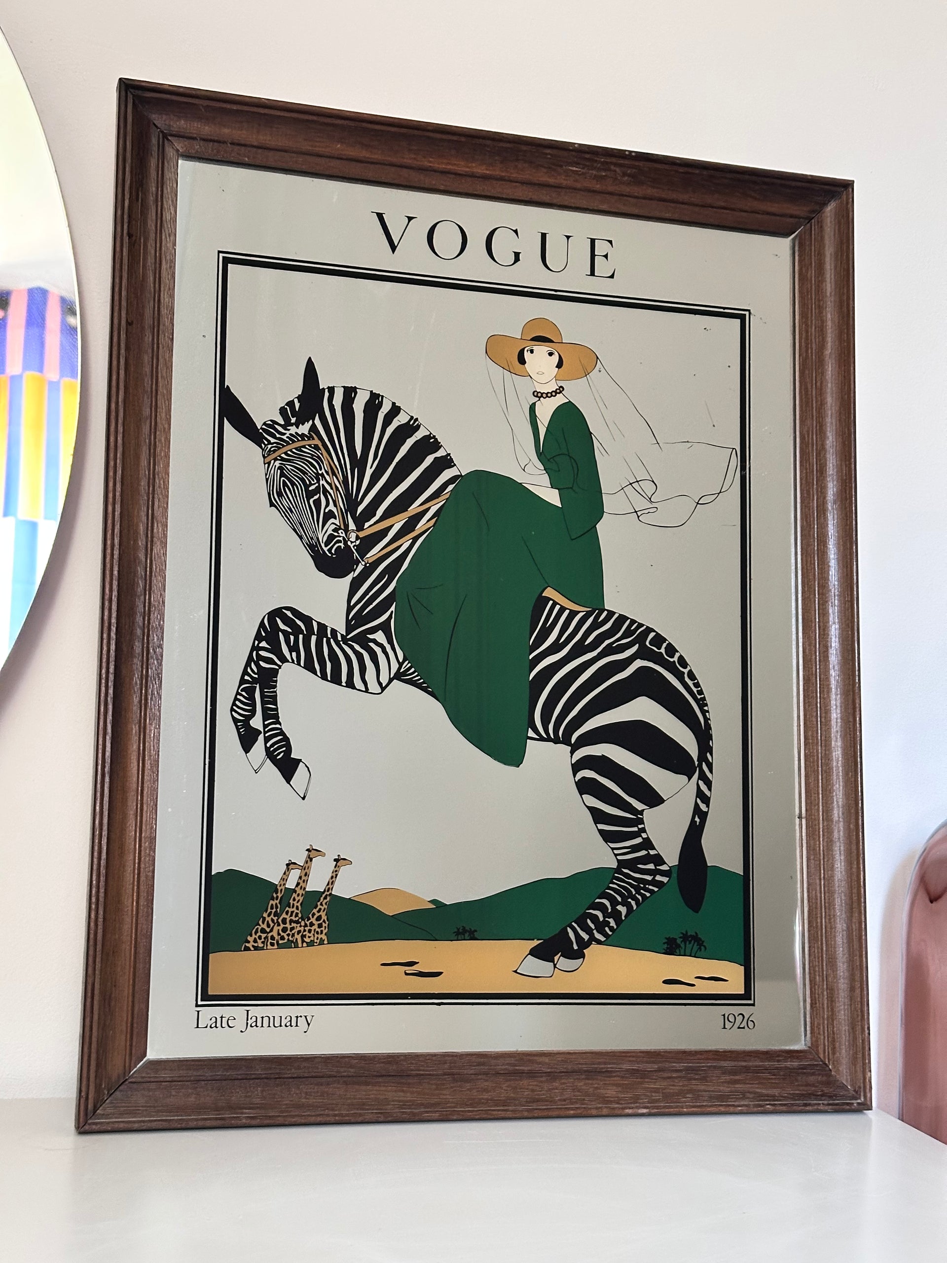 Miroir vintage Vogue