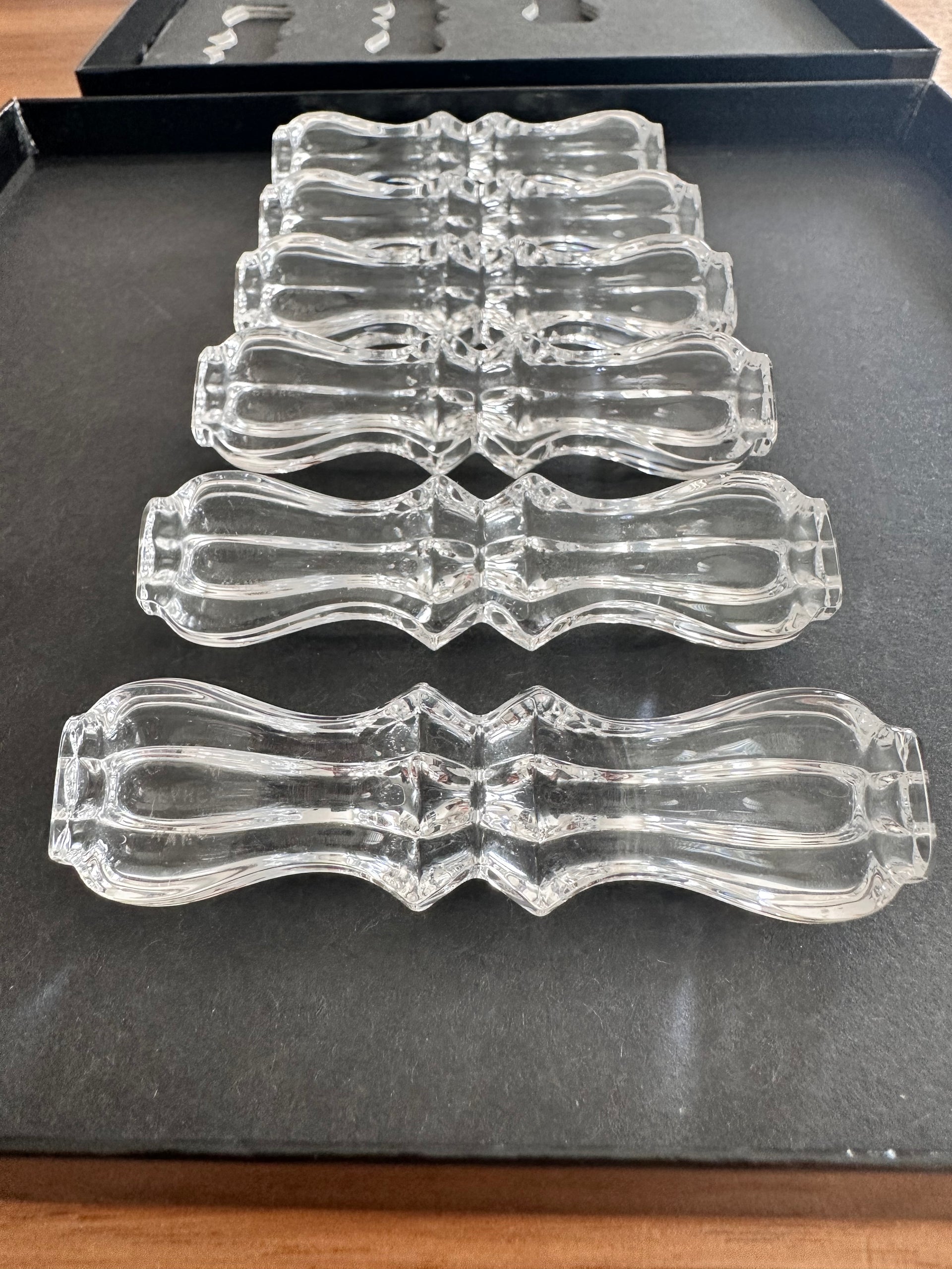 Porte-couteaux vintage Cristal de Sèvres modèle Choiseul