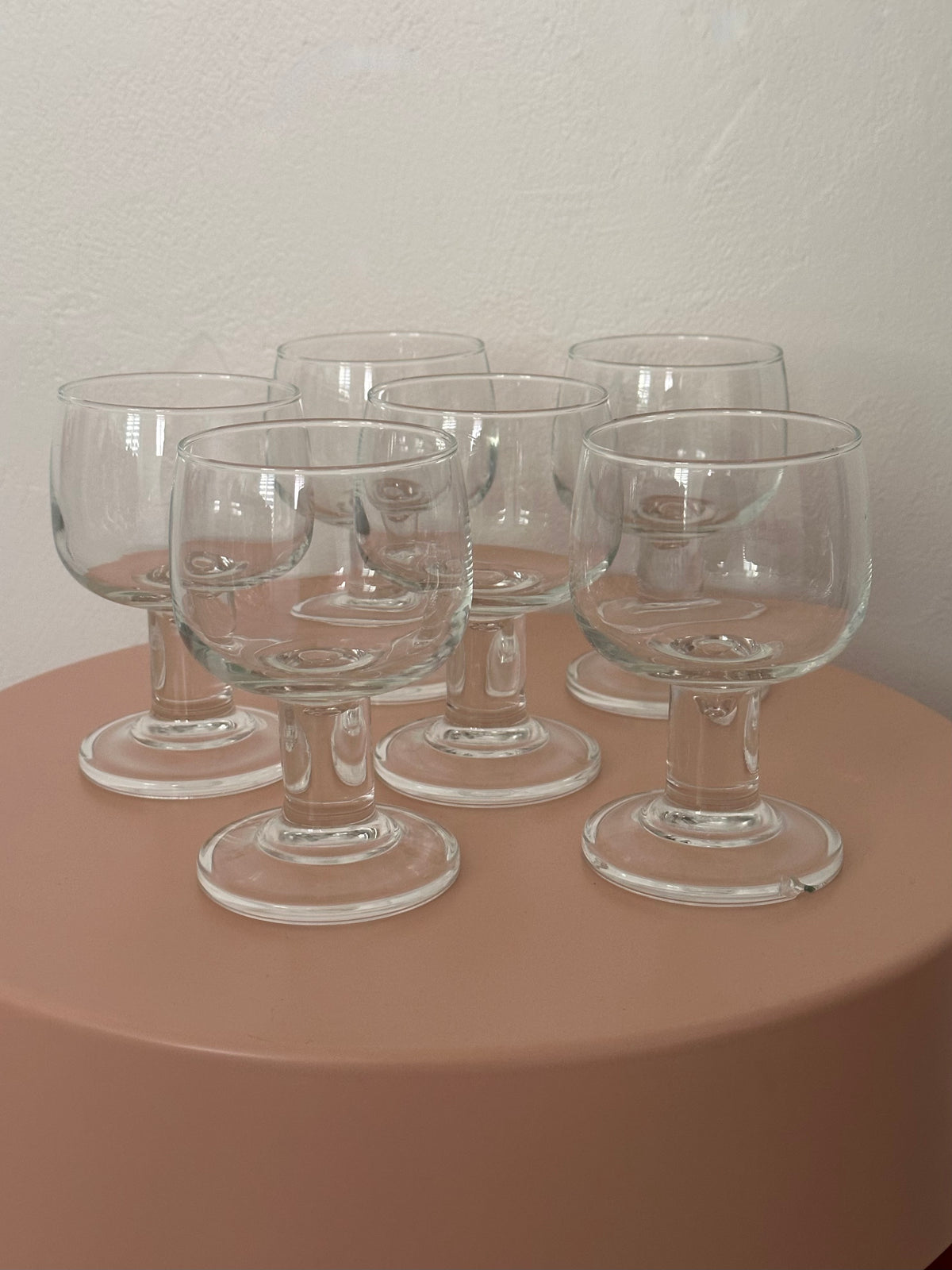 6 verres à Eau vintage Luminarc années 80