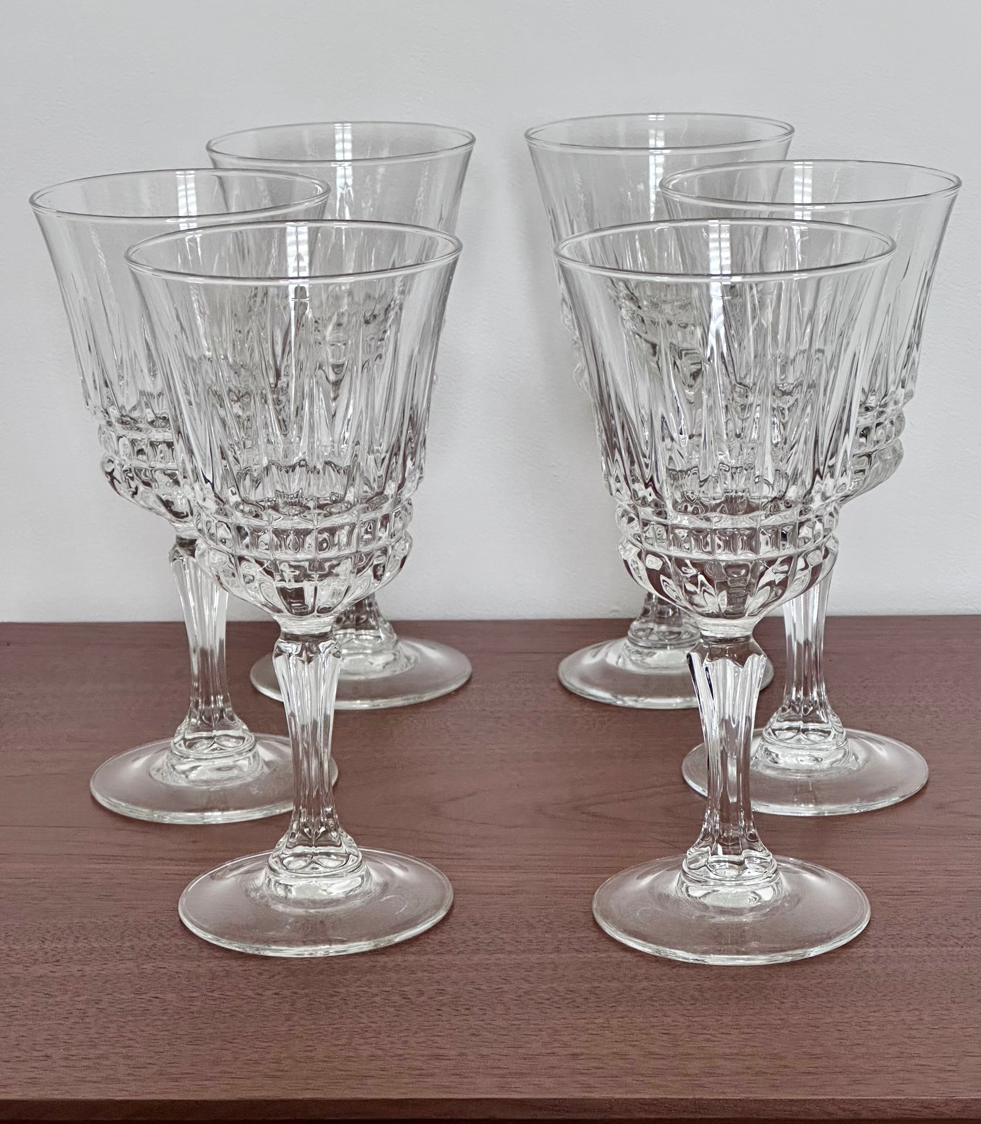 Verres à pied vintage Luminarc