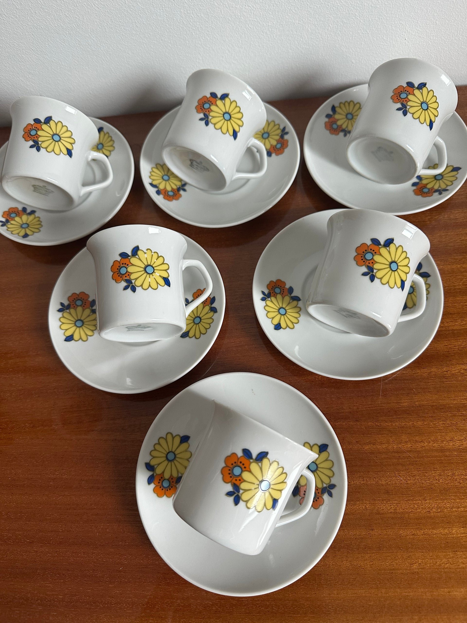 Tasses à café vintage Winterling Bavaria