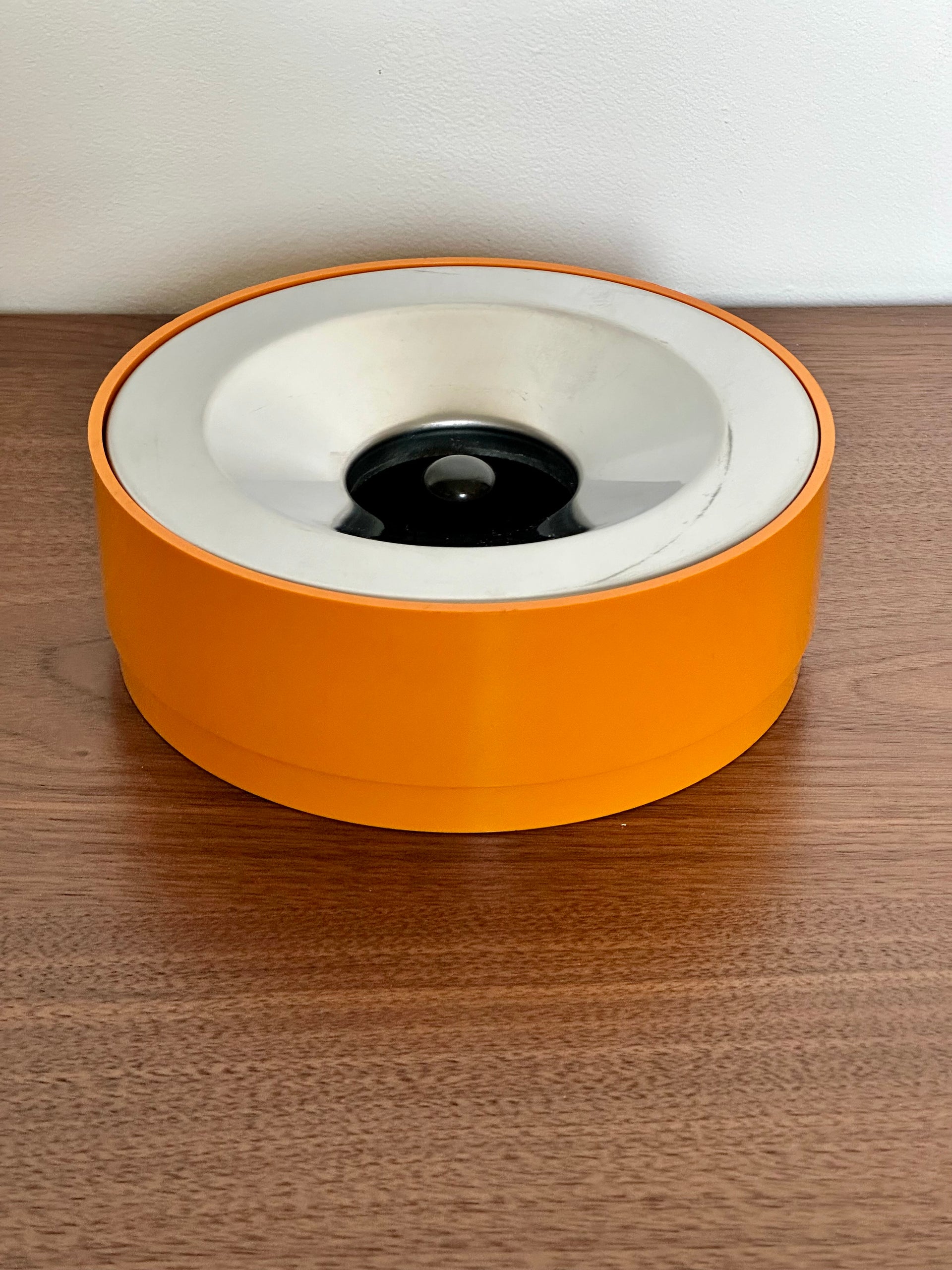 Cendrier vintage SAMP orange