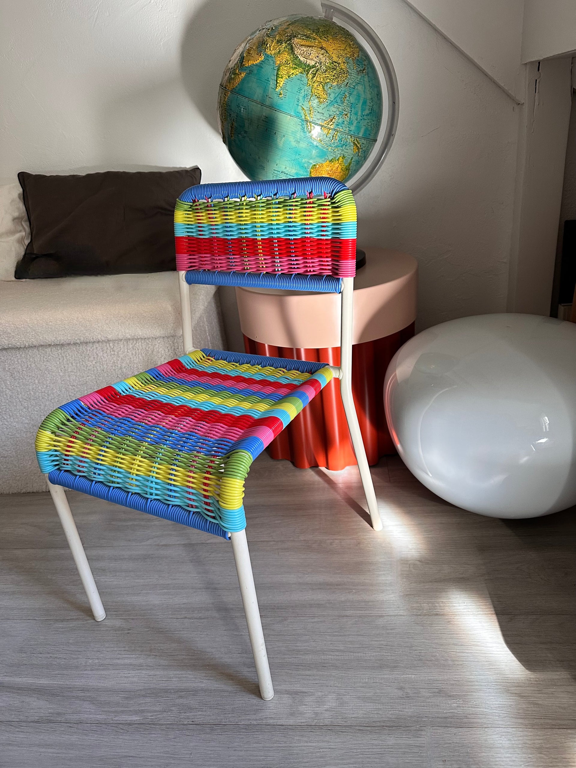 Chaise enfant vintage Ikéa Färgglad