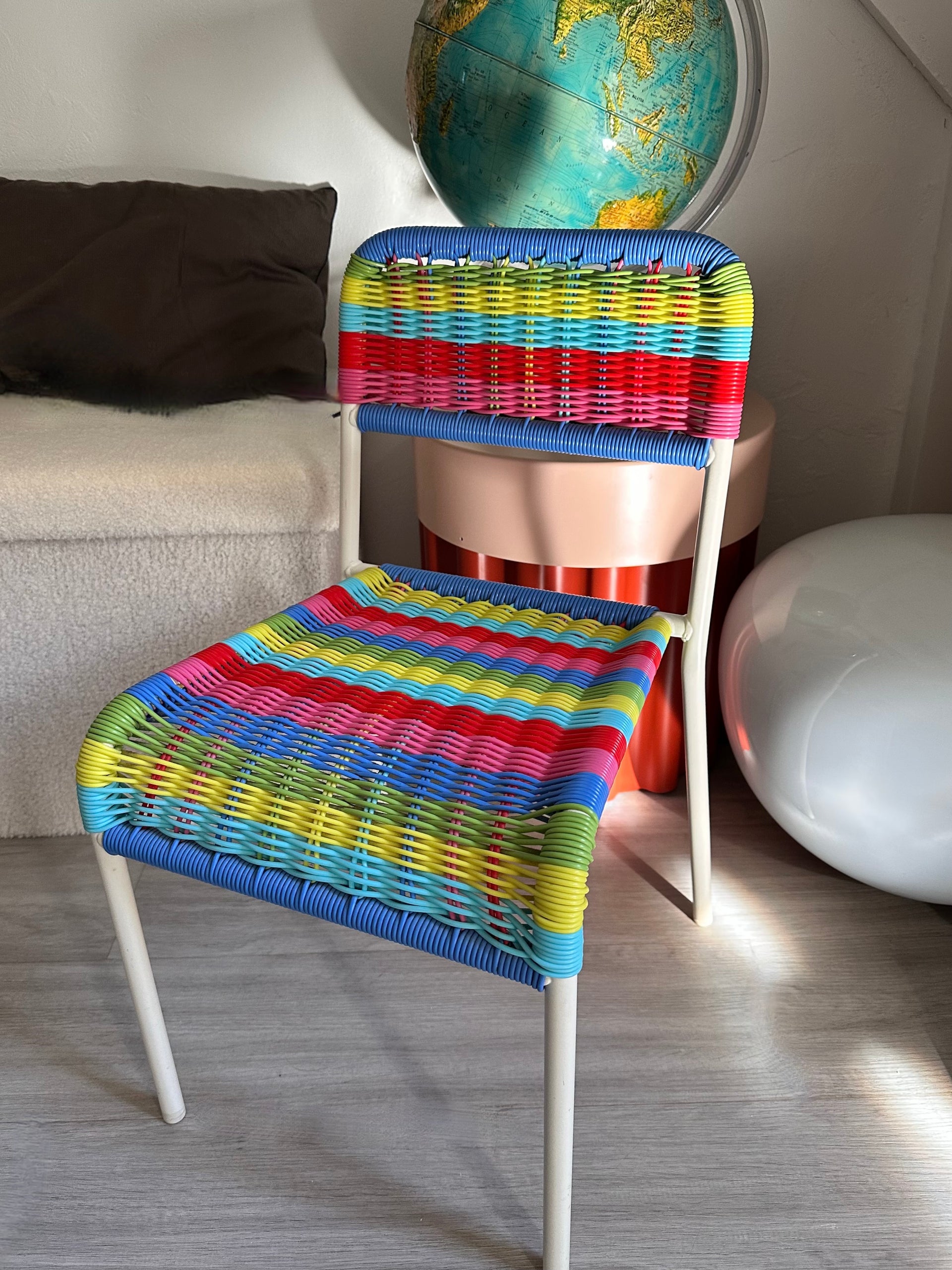 Chaise enfant vintage Ikéa Färgglad