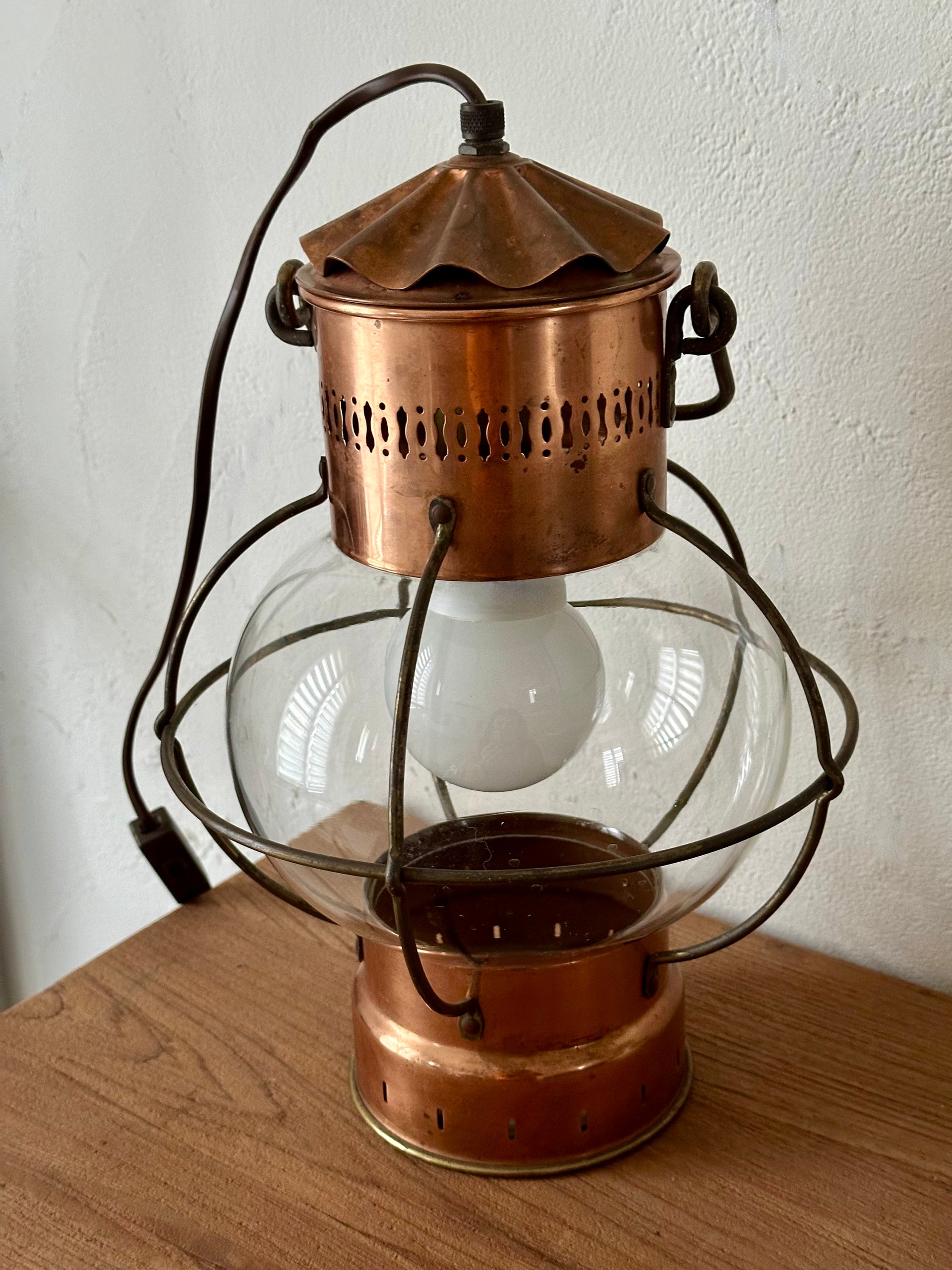 Lampe lanterne vintage