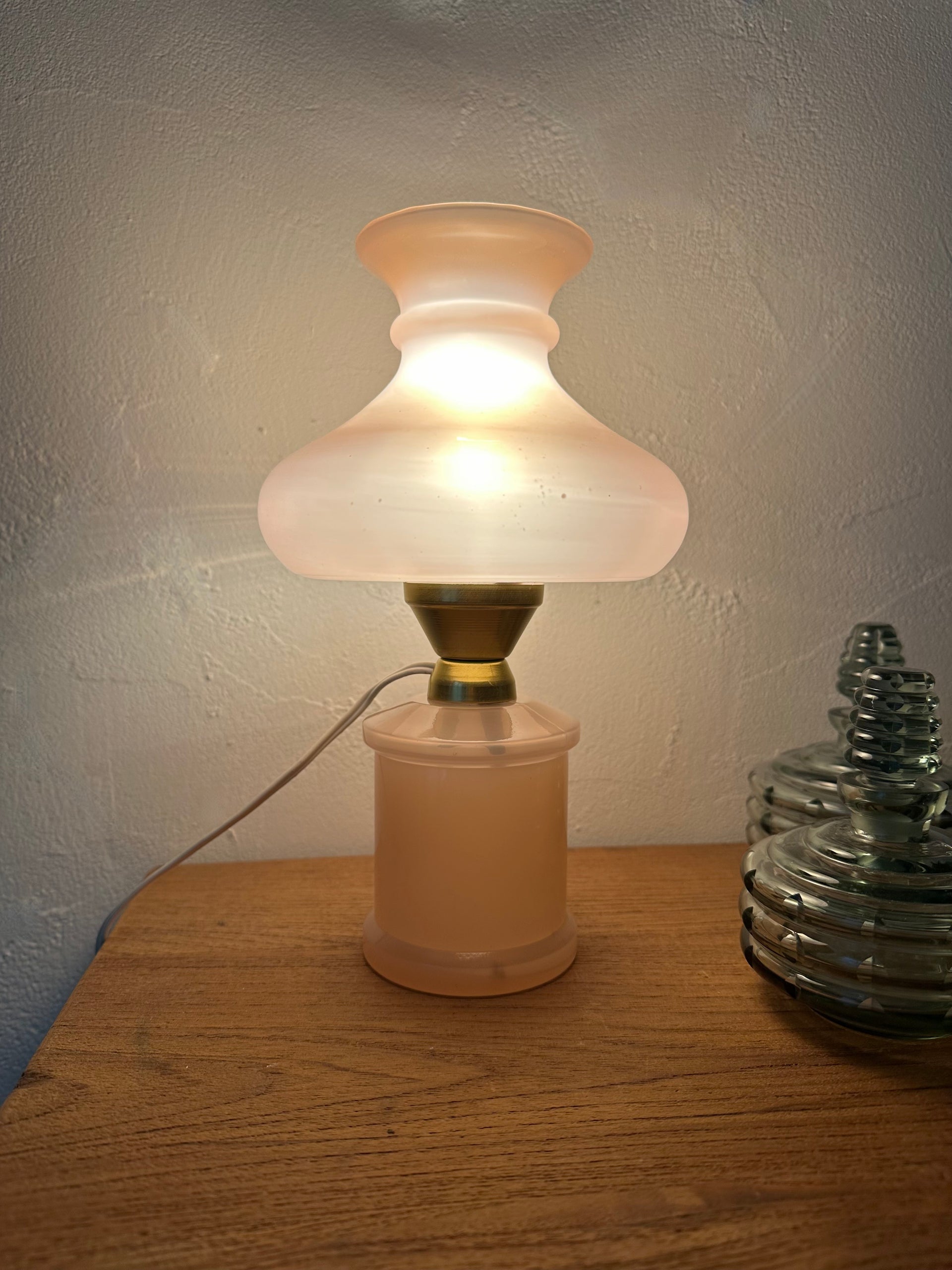 Lampe opaline vintage