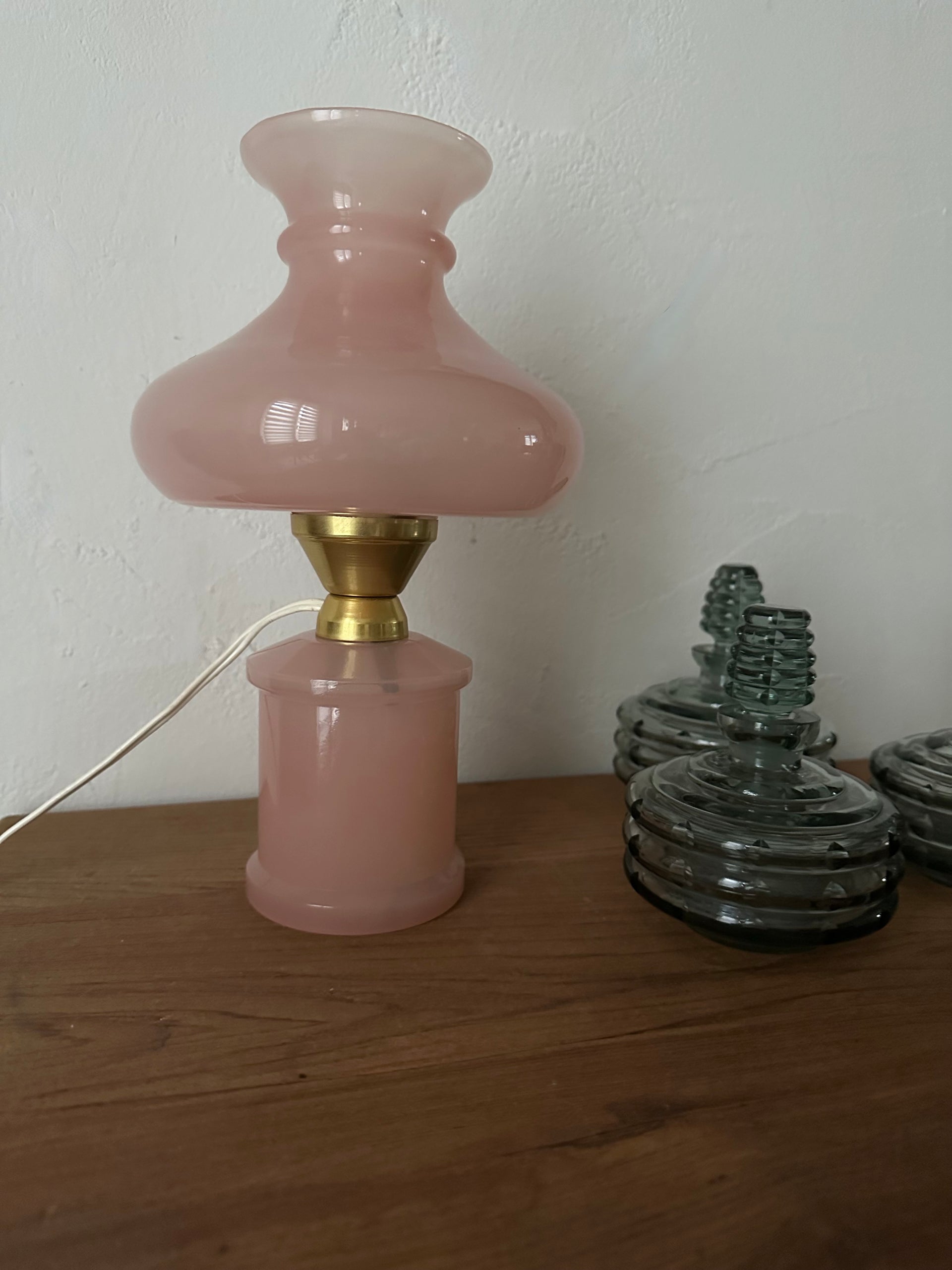 Lampe opaline vintage