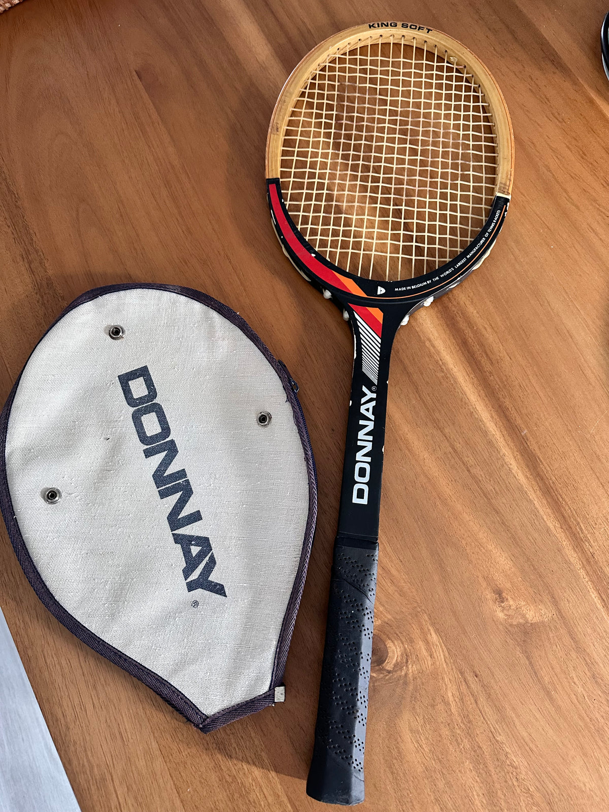 Raquette de tennis vintage Donnay années 70/80