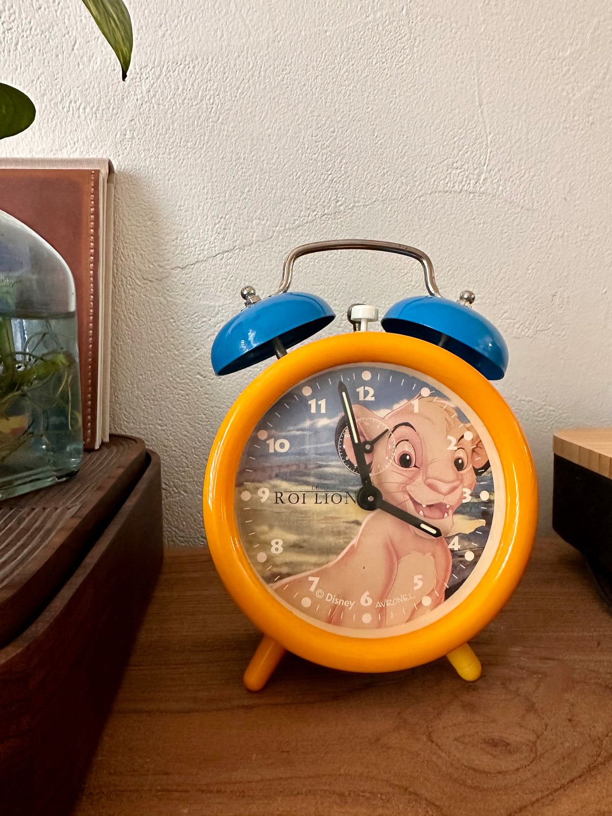 Réveil vintage mécanique Le Roi Lion Disney années 90