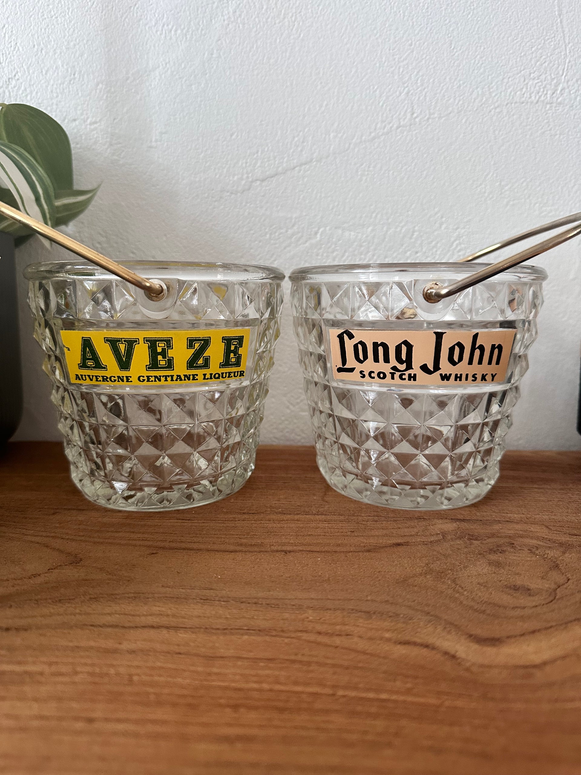 Seaux à glace vintage Long John et Aveze
