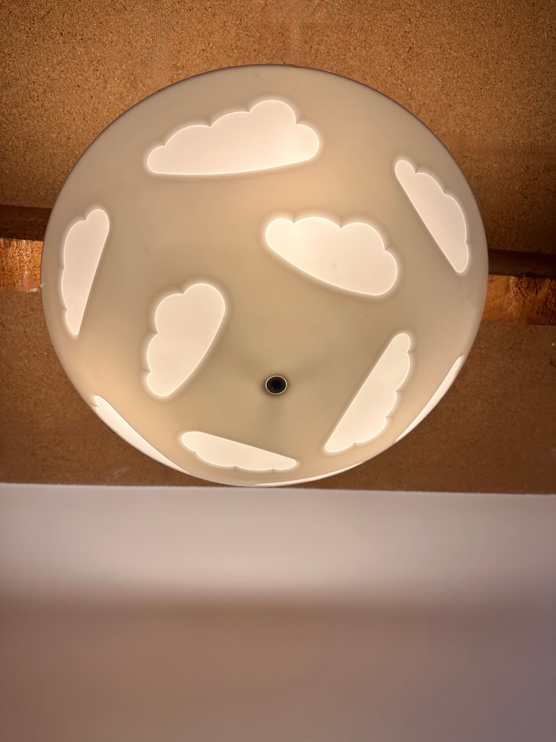 Plafonnier nuages Skojig Ikéa années 2000 Henrik Preutz
