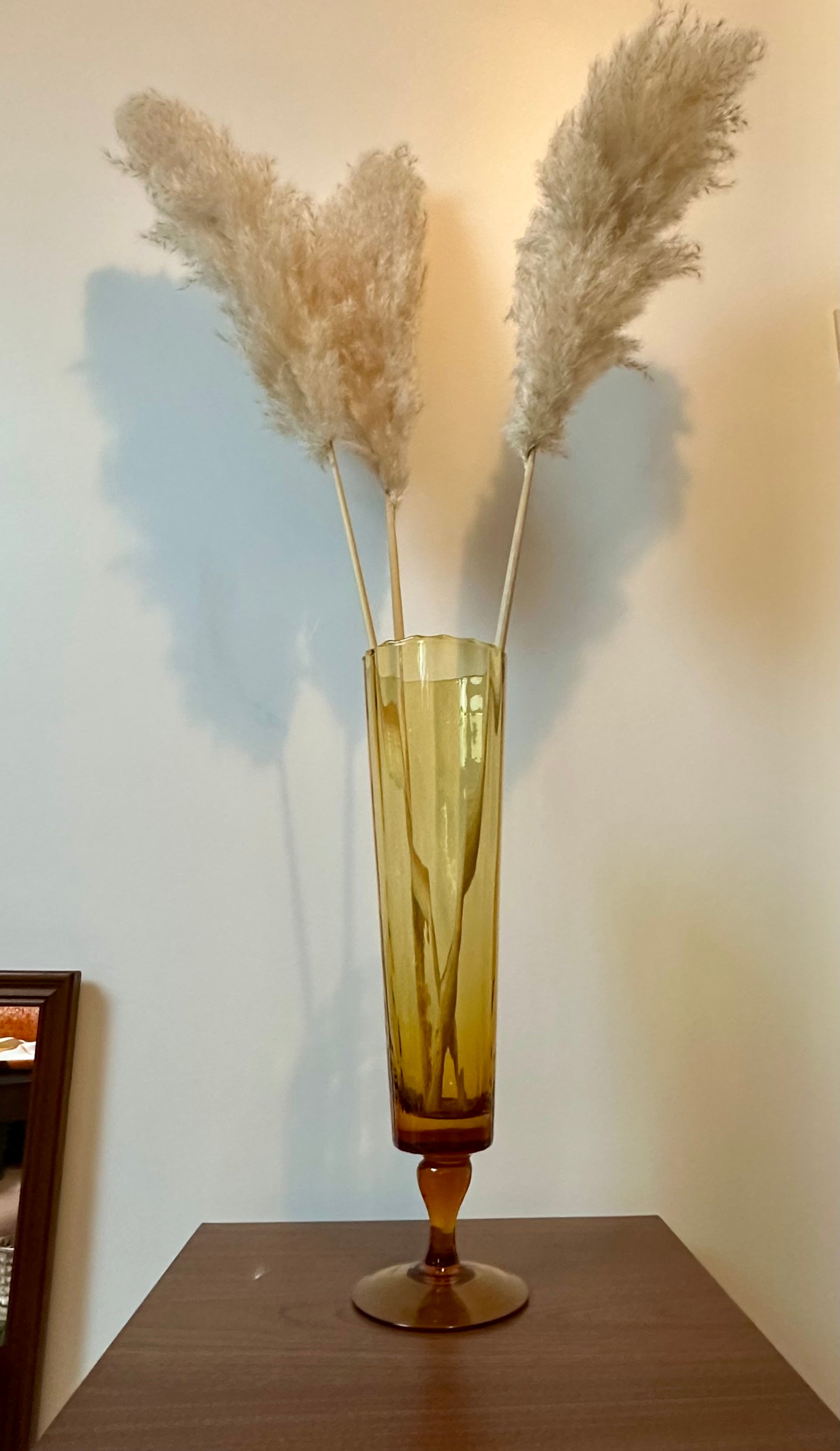 Vase vintage Ambre