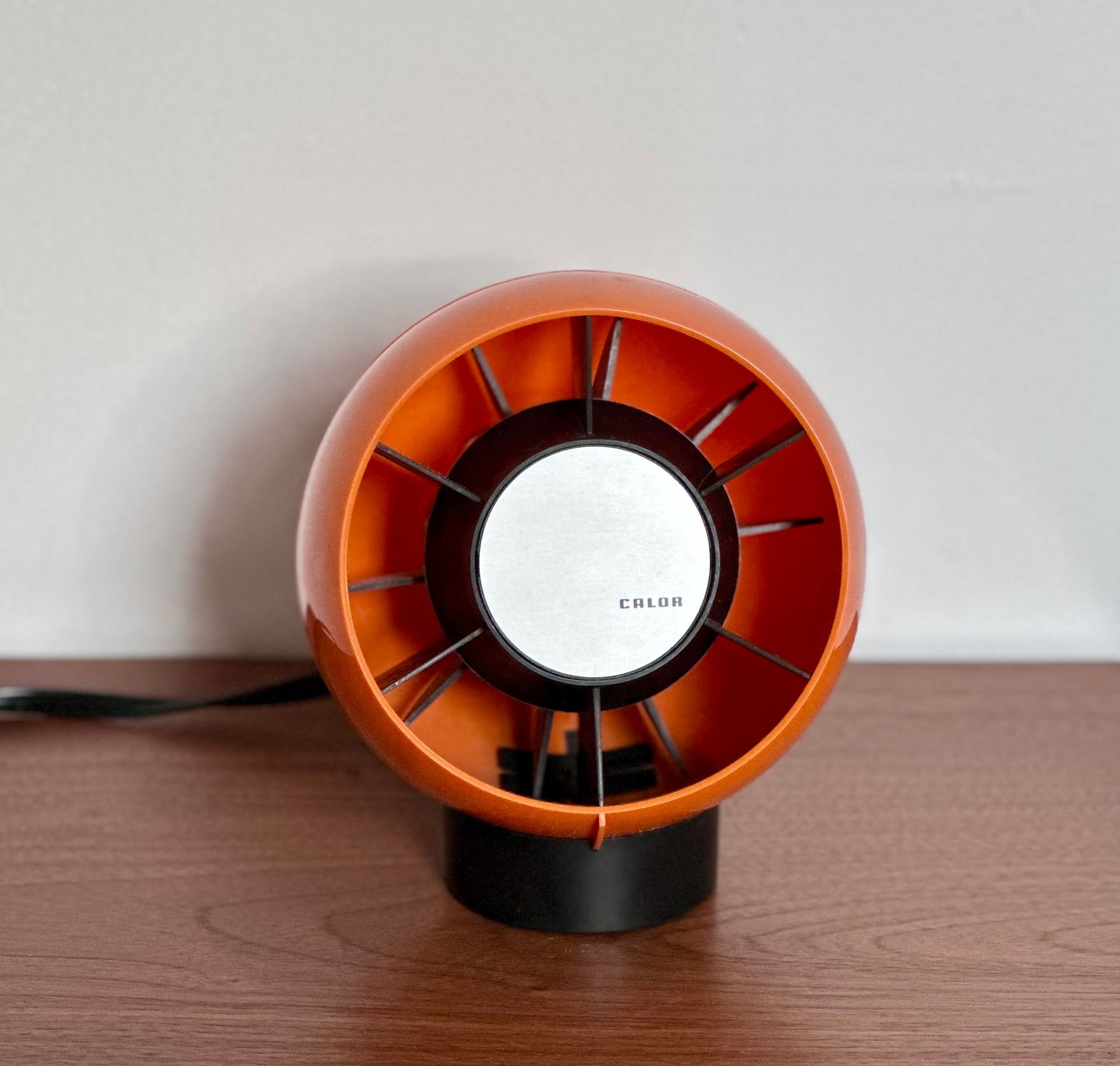 Ventilateur vintage  Calor orange